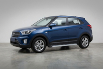 Hyundai Creta 2014-2020 Marchepieds Latéraux Maya V2 (2 pcs, Aluminium) photo 2