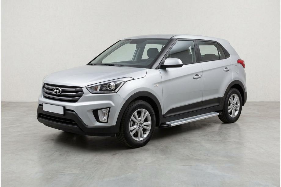 Hyundai Creta 2014-2020 Marchepieds Latéraux Maya V2 (2 pcs, Aluminium) Image