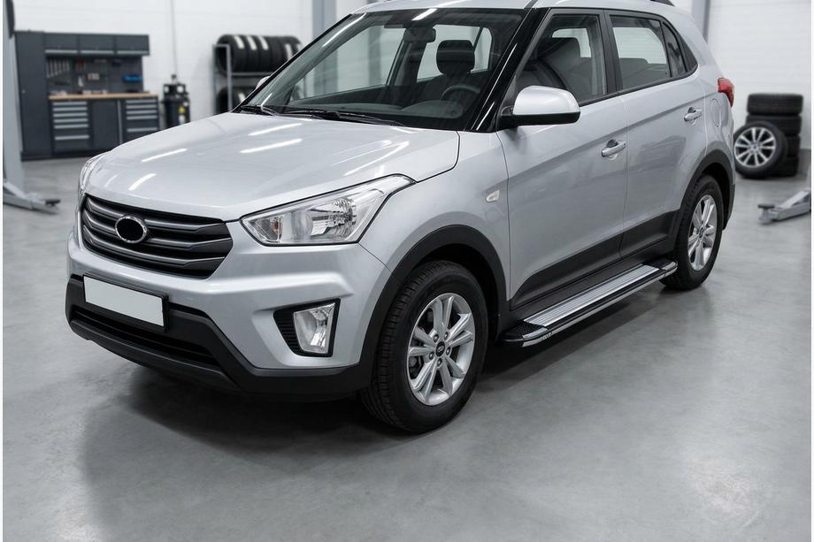 Hyundai Creta 2014-2020 Marchepieds Latéraux Rainbow (2 pcs, Aluminium) Photo 1