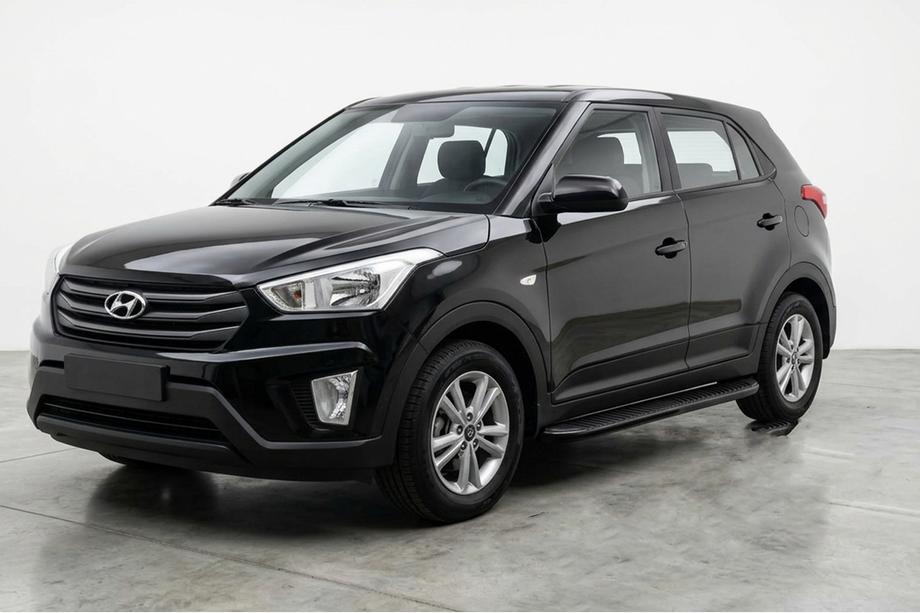Hyundai Creta 2014-2020 Marchepieds Latéraux Tayga Black (2 pcs, Aluminium) Image
