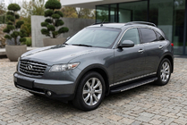 Infiniti FX 2003-2008 Marchepieds Latéraux Bosphore Grey (2 pcs, Aluminium) photo 1