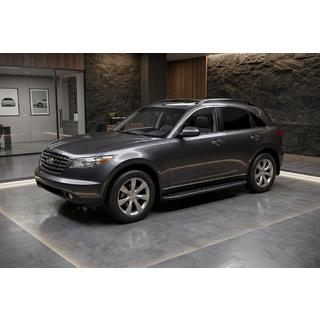 Marchepieds Latéraux Bosphore Black (2 pcs, Aluminium) Infiniti FX 2003-2008 photo 1