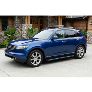 Marchepieds Latéraux Maya Blue (2 pcs, Aluminium) Infiniti FX 2003-2008 photo 1