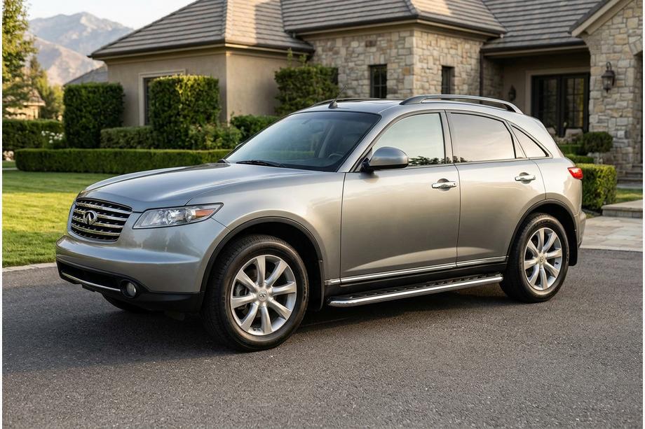 Infiniti FX 2003-2008 Marchepieds Latéraux Maydos V1 (2 pcs, Aluminium) Image