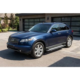 Marchepieds Latéraux Rainbow (2 pcs, Aluminium) Infiniti FX 2003-2008 photo 1