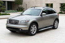 Infiniti FX 2003-2008 Marchepieds Latéraux Mevsim Grey (2 pcs, Aluminium) photo 1
