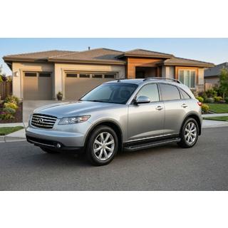 Marchepieds Latéraux Allmond Black (2 pcs, Aluminium) Infiniti FX 2003-2008 photo 1