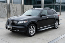 Infiniti FX 2003-2008 Marchepieds latéraux Allmond Grey (2 pcs, aluminium) photo 1