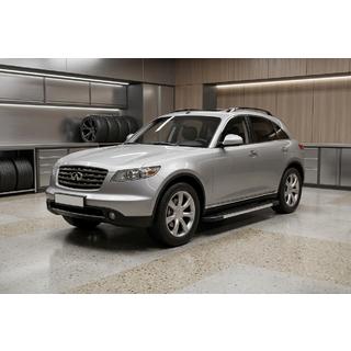 Marchepieds Latéraux RedLine (2 pcs, Aluminium) Infiniti FX 2003-2008 photo 1