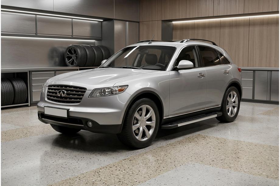 Infiniti FX 2003-2008 Marchepieds Latéraux RedLine (2 pcs, Aluminium) Image