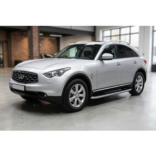 Marchepieds Latéraux Tayga Grey (2 pcs, Aluminium) Infiniti FX 2003-2008 photo 1