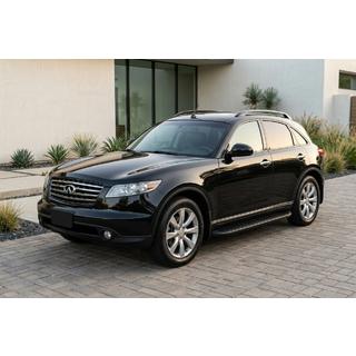 Marchepieds Latéraux Tayga Black (2 pcs, Aluminium) Infiniti FX 2003-2008 photo 1
