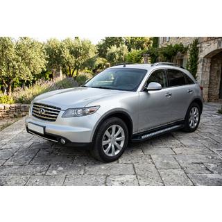 Marchepieds Latéraux Vision New Black (2 pcs, Aluminium) Infiniti FX 2003-2008 photo 1