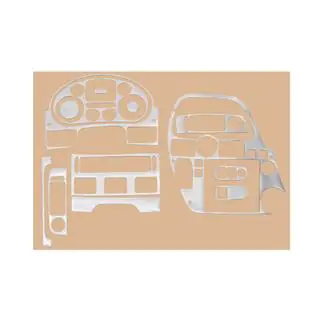 Habillages de tableau de bord (aspect aluminium) DAF XF105 2005-2013