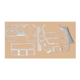 Habillages de tableau de bord (aspect aluminium) DAF 95XF 1997-2002 photo 1