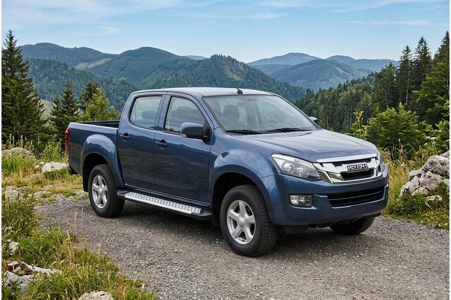 Isuzu D-Max 2011-2019 Marchepieds latéraux Allmond Grey (2 pcs, aluminium) Image