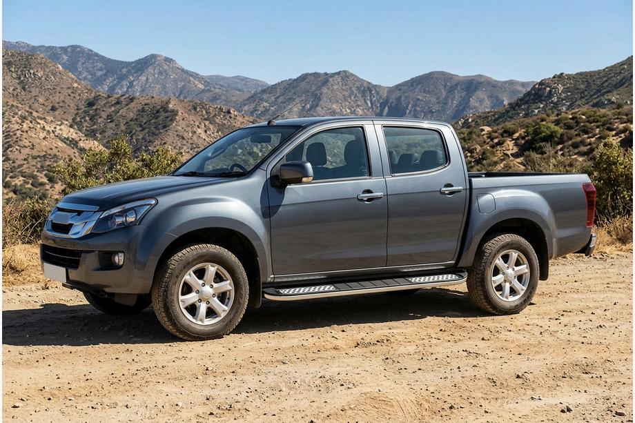 Isuzu D-Max 2011-2019 Marchepieds Latéraux Tayga V2 (2 pcs, Aluminium) Image