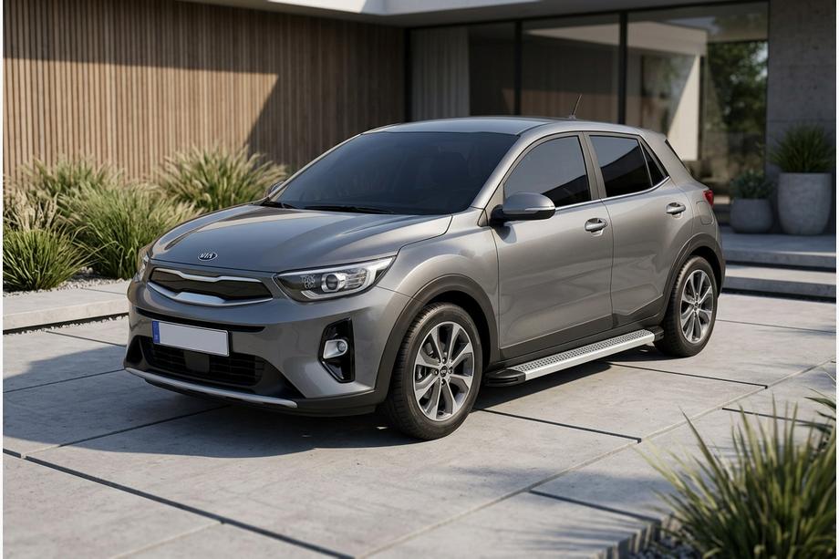 Kia Stonic 2017- Marchepieds Latéraux Maya V2 (2 pcs, Aluminium) Image