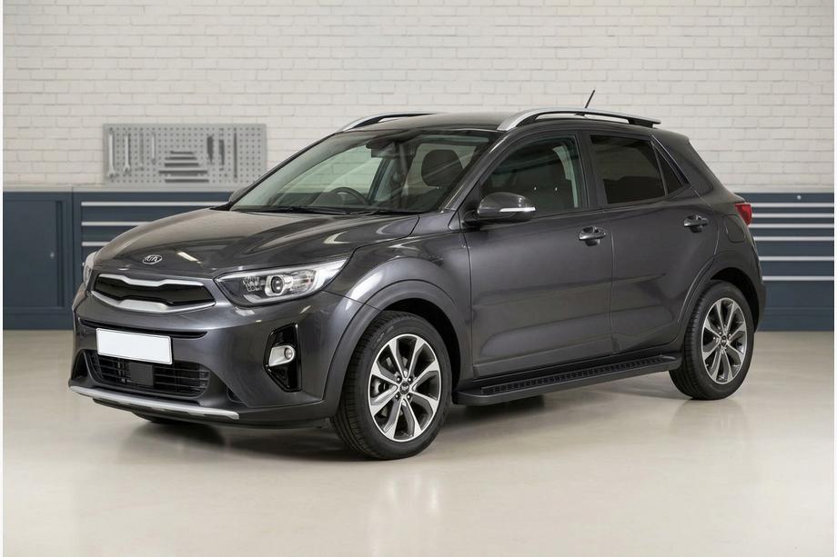 Kia Stonic 2017- Marchepieds Latéraux Allmond Black (2 pcs, Aluminium) Image