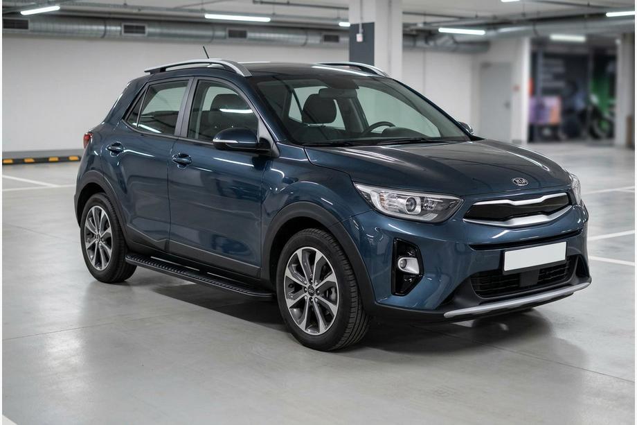 Kia Stonic 2017- Marchepieds Latéraux Tayga Black (2 pcs, Aluminium) Image