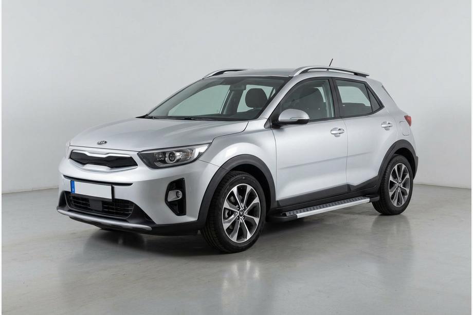 Kia Stonic 2017- Marchepieds Latéraux Vision New Grey (2 pcs, Aluminium) Image