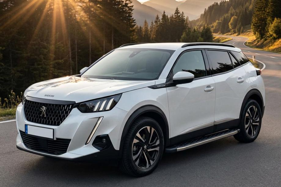 Peugeot 2008 2019- Marchepieds Latéraux BlackLine (2 pcs, Aluminium) Image