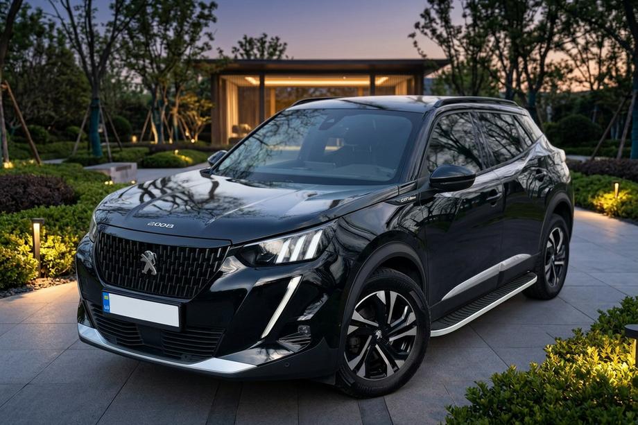 Peugeot 2008 2019- Marchepieds Latéraux Tayga Grey (2 pcs, Aluminium) Image