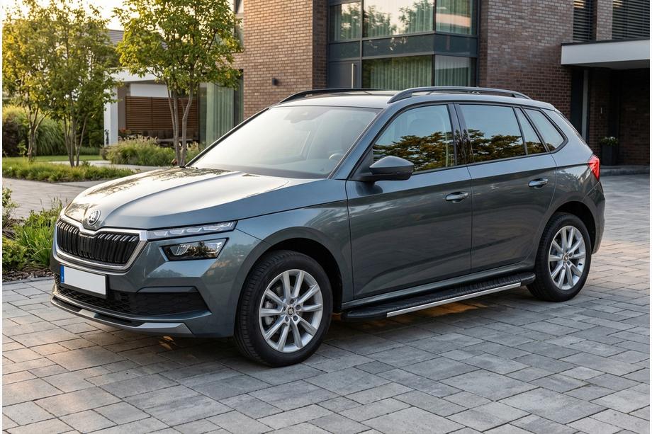 Skoda Kamiq 2019- Marchepieds Latéraux Bosphore Grey (2 pcs, Aluminium) Image