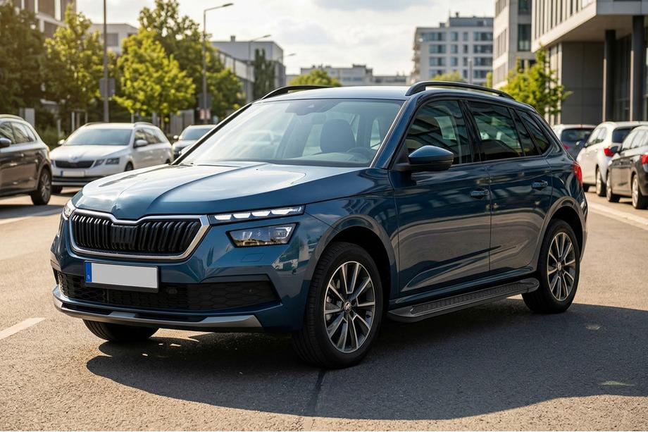 Skoda Kamiq 2019- Marchepieds Latéraux Allmond Black (2 pcs, Aluminium) Image