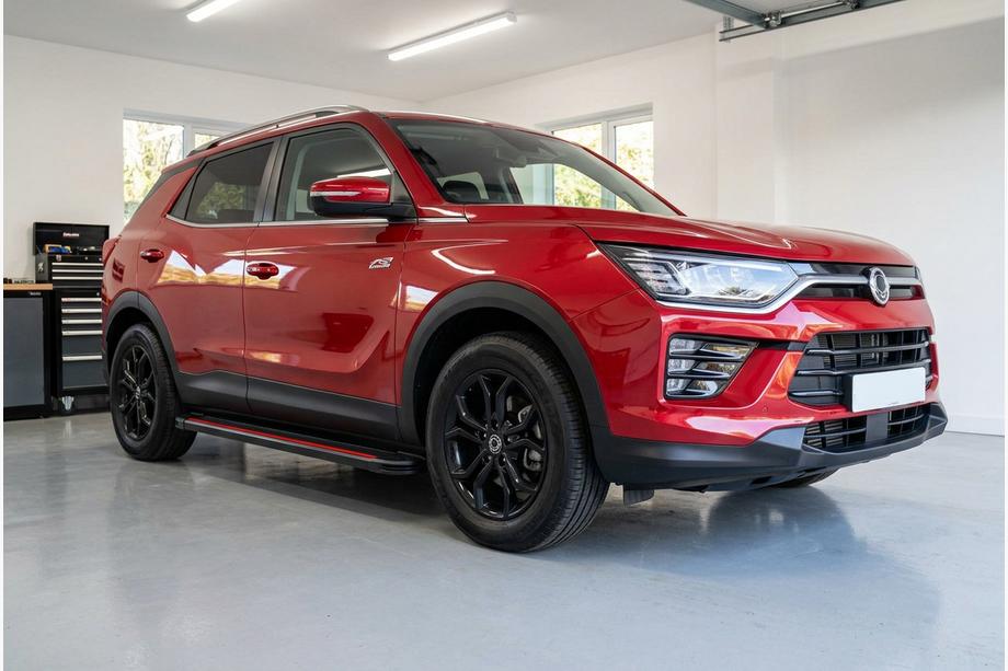 SsangYong Korando 2019- Marchepieds Latéraux Maya Red (2 pcs, Aluminium) Image