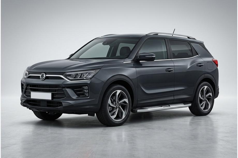 SsangYong Korando 2019- Marchepieds Latéraux Mevsim Grey (2 pcs, Aluminium) Image