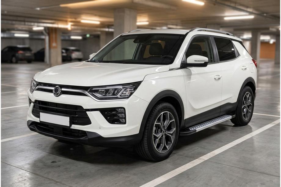 SsangYong Korando 2019- Marchepieds Latéraux Vision New Grey (2 pcs, Aluminium) Image