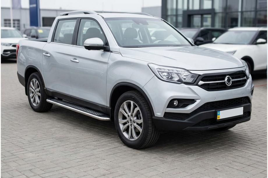 SsangYong Musso II 2018– Marchepieds Latéraux Maydos V2 (2 pcs, Aluminium) Image