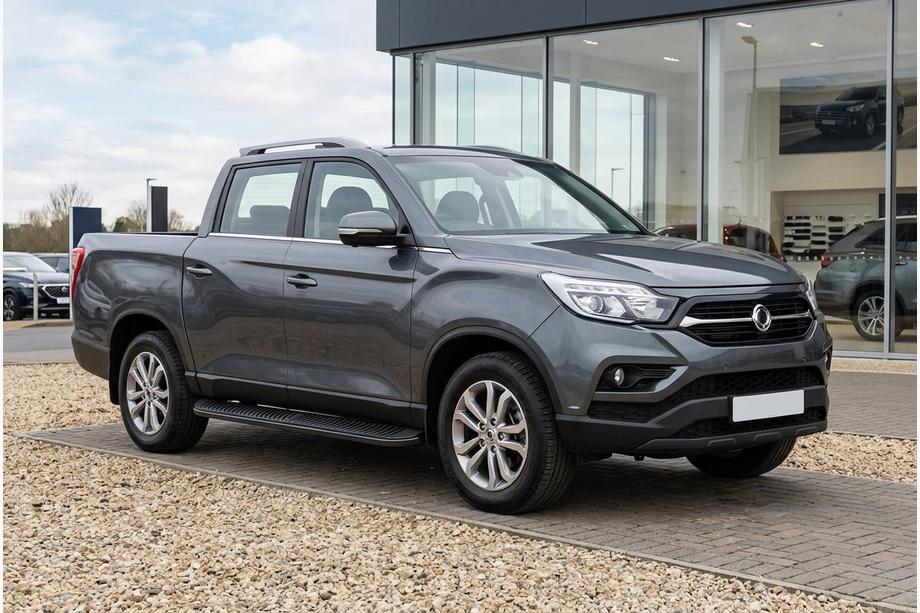 SsangYong Musso II 2018– Marchepieds Latéraux Tayga Black (2 pcs, Aluminium) Photo 1