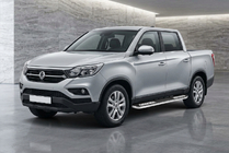 SsangYong Musso II 2018– Marchepieds Latéraux Tayga V2 (2 pcs, Aluminium) photo 1