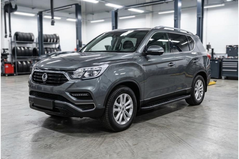 SsangYong Rexton II 2017- Marchepieds Latéraux Bosphore Black (2 pcs, Aluminium) Image