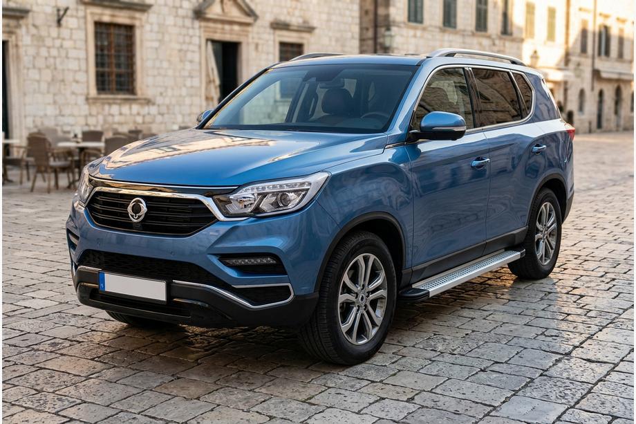 SsangYong Rexton II 2017- Marchepieds Latéraux Maya V2 (2 pcs, Aluminium) Image