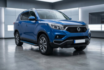 SsangYong Rexton II 2017- Marchepieds Latéraux Maya Blue (2 pcs, Aluminium) photo 1
