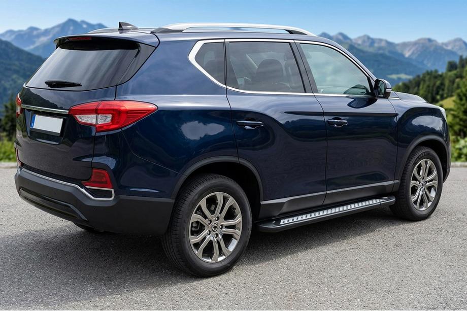 SsangYong Rexton II 2017- Marchepieds Latéraux Vision New Black (2 pcs, Aluminium) Photo 1