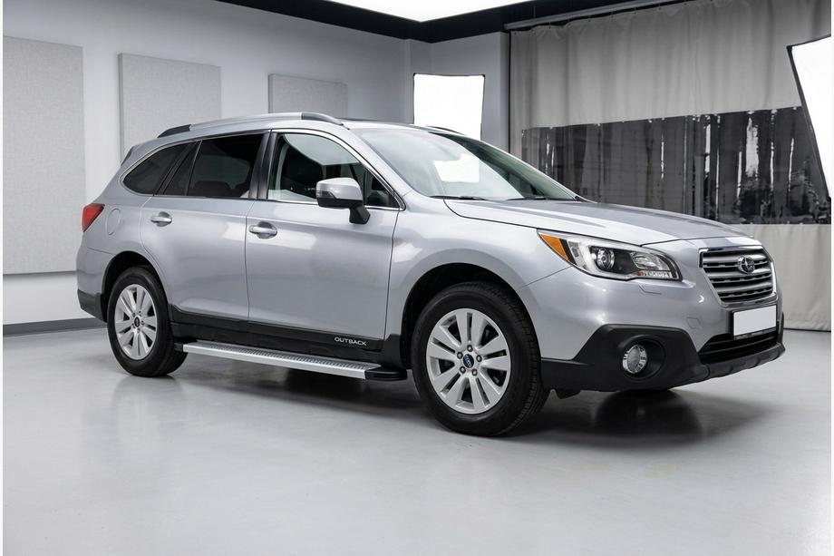 Subaru Outback 2014-2019 Marchepieds Latéraux Maya V2 (2 pcs, Aluminium) Image