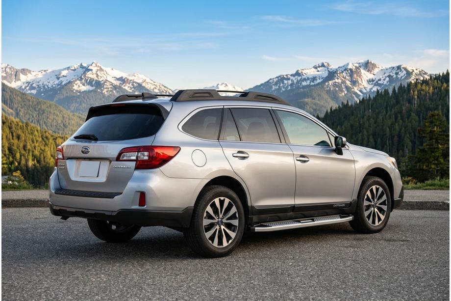 Subaru Outback 2014-2019 Marchepieds Latéraux Mevsim Grey (2 pcs, Aluminium) Image