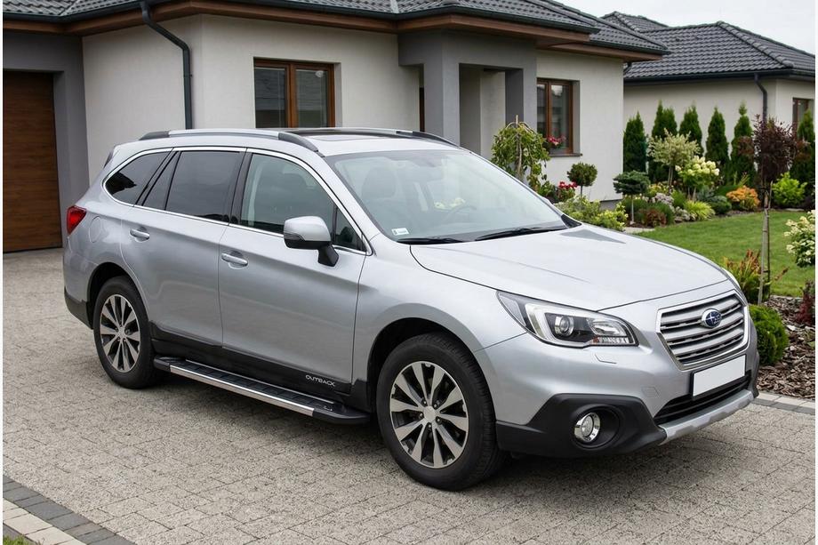 Subaru Outback 2014-2019 Marchepieds Latéraux RedLine (2 pcs, Aluminium) Image