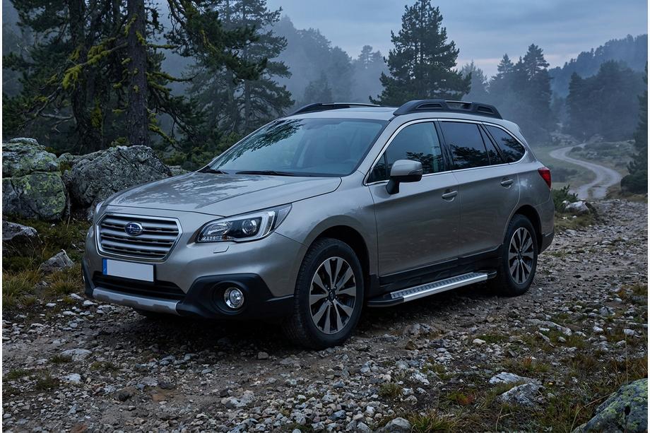 Subaru Outback 2014-2019 Marchepieds Latéraux Vision New Grey (2 pcs, Aluminium) Image