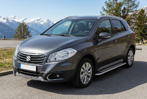 Suzuki SX4 S-Cross 2013-2016 Marchepieds Latéraux Maydos V2 (2 pcs, Aluminium & Inox) photo 1