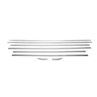 Moulures de vitre inférieures Empattement moyen (8 pcs, inox) photo 2
