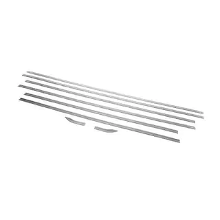 Moulures de vitre inférieures Empattement moyen (8 pcs, inox) photo 3