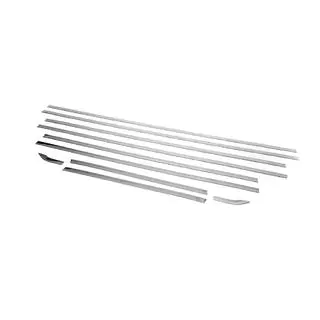 Moulures inférieures de vitre empattement long (10 pcs, inox) photo 3