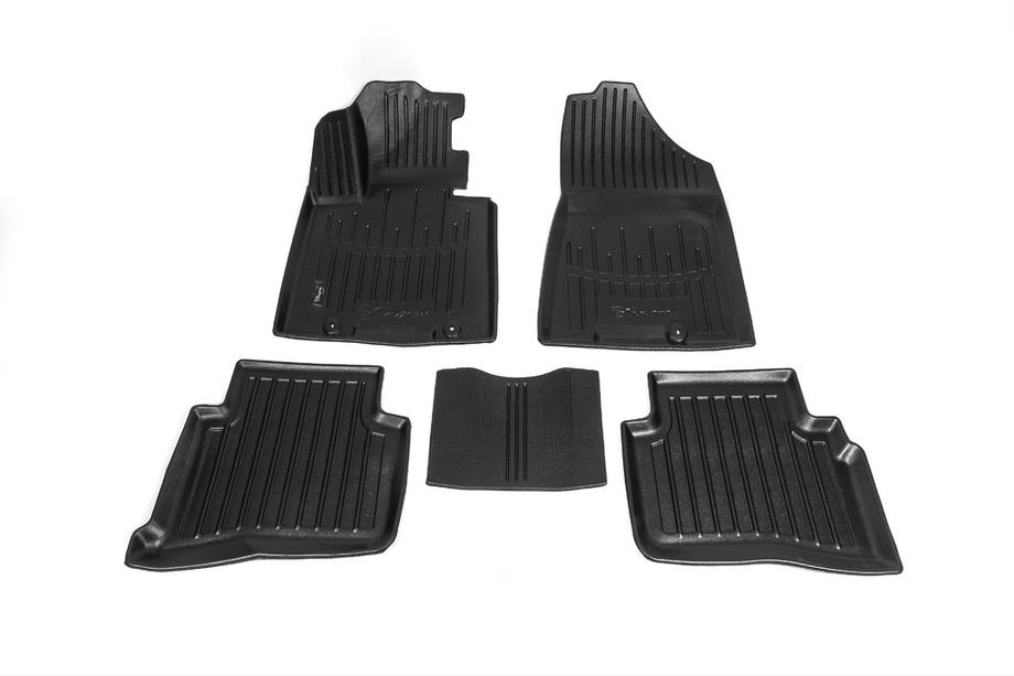Hyundai Tucson TL 2016-2021 Tapis de sol en caoutchouc Stingray 3D (5 pcs, polyuréthane) Image