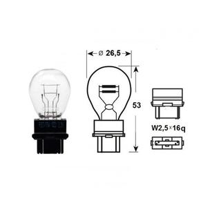 Ampoule de signalisation Narva 17945 P27/7W 12V 27/7W W2,5x16q photo 2
