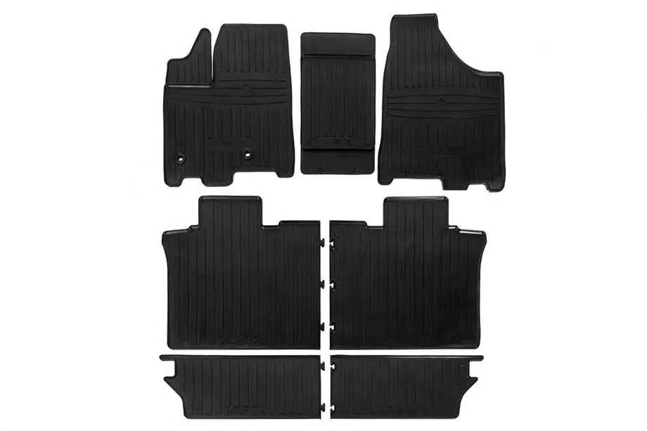 Toyota Sienna 2010-2020 Tapis en caoutchouc 6 places (3 rangées, Stingray Premium) Photo 1